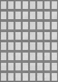 Patterned Off-White Abstract Machine Washable Rug, wshpat1670