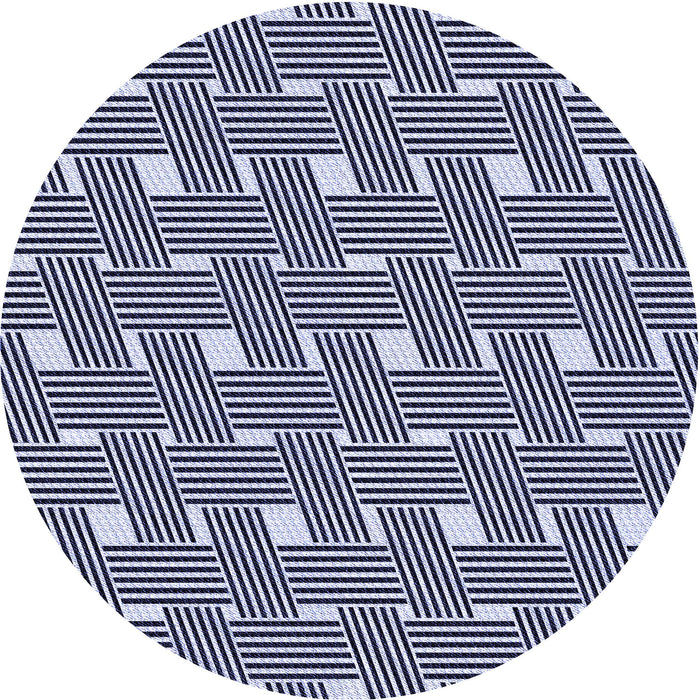 Square Machine Washable Transitional Midnight Blue Rug in a Living Room, wshpat1671blu