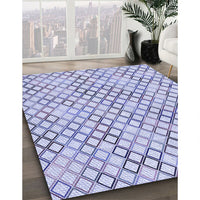 Patterned Lavender Blue Rug, pat1672blu