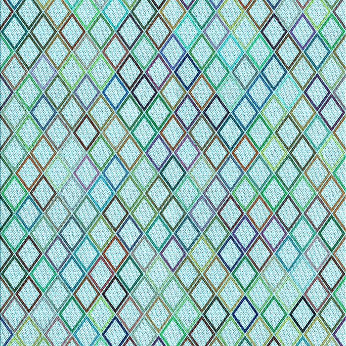 Patterned Light Aquamarine Green Rug, pat1672lblu