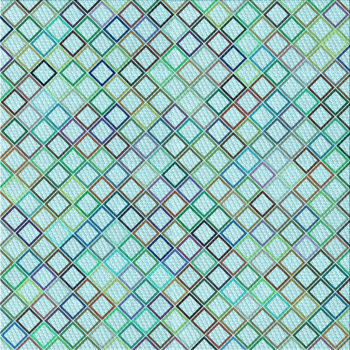 Round Patterned Light Aquamarine Green Rug, pat1672lblu