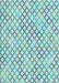 Machine Washable Transitional Light Aquamarine Green Rug, wshpat1672lblu