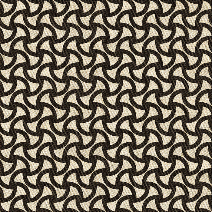 Round Patterned Midnight Gray Rug, pat1673brn