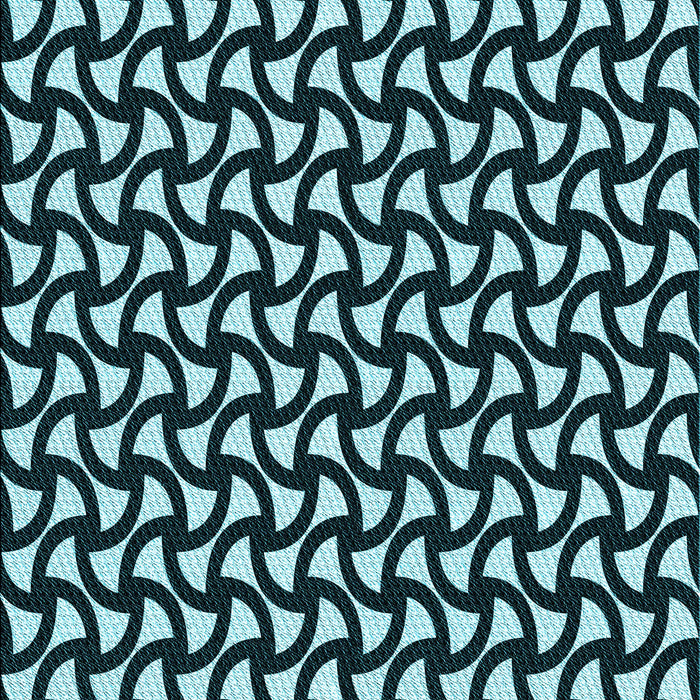 Patterned Deep Teal Green Rug, pat1673lblu