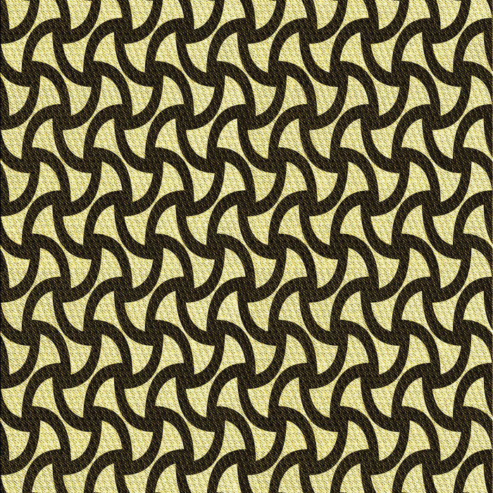 Patterned Metallic Gold Rug, pat1673yw