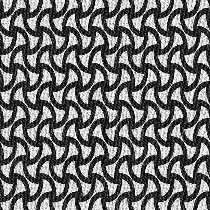 Patterned Silver Gray Novelty Rug, pat1673