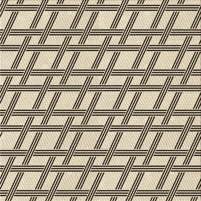 Round Patterned Coffee Brown Rug, pat1674brn