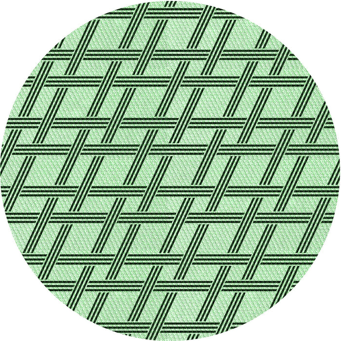 Square Patterned Mint Green Rug, pat1674grn