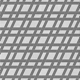 Sideview of Machine Washable Transitional White Smoke Rug, wshpat1674