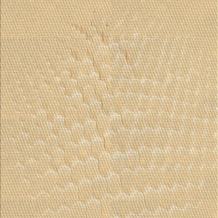 Patterned Metallic Gold Rug, pat1675brn