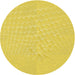 Square Patterned Yellow Rug, pat1675yw