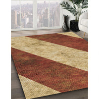 Patterned Orange Rug, pat1676brn