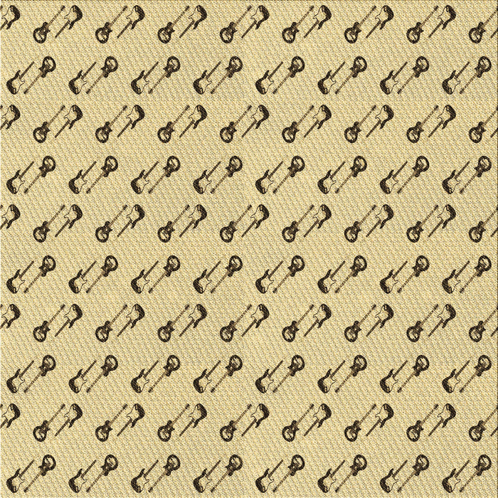 Round Machine Washable Transitional Cinnamon Brown Rug, wshpat1678brn