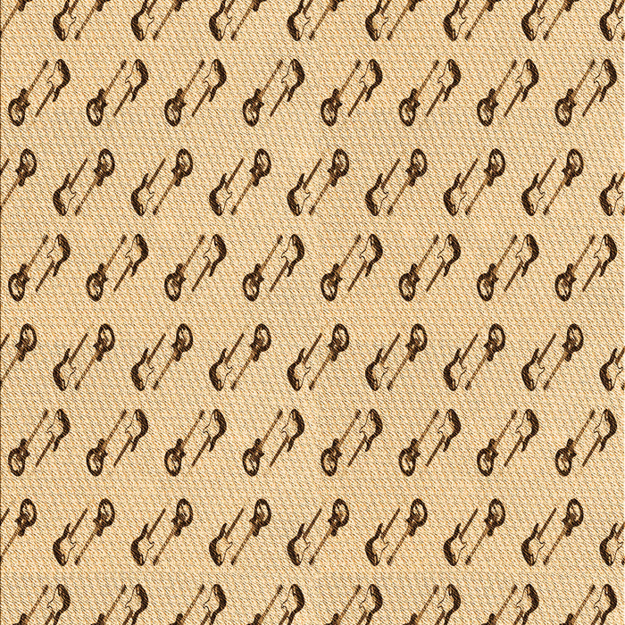 Patterned Sun Yellow Rug, pat1678org