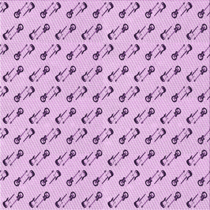 Round Patterned Blossom Pink Rug, pat1678pur