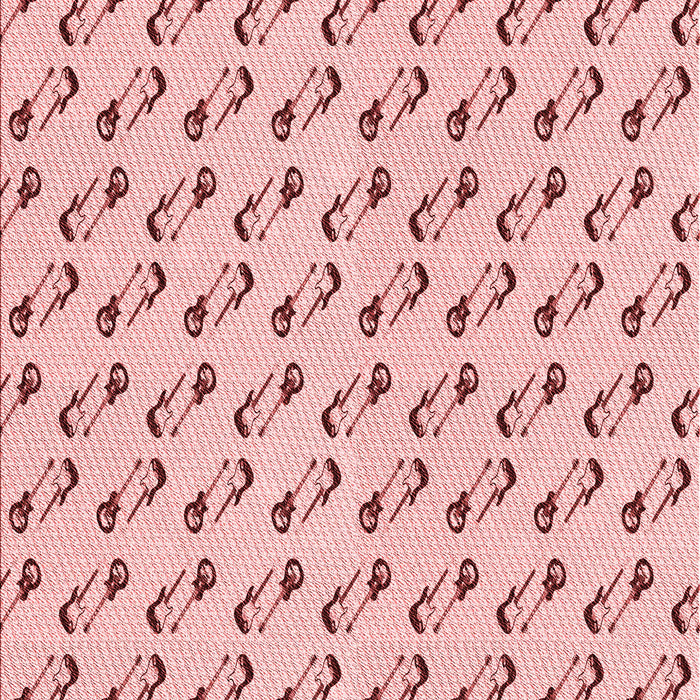 Patterned Red Rug, pat1678rd