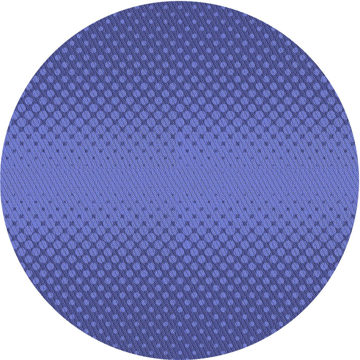 Square Patterned Light Slate Blue Rug, pat1679blu