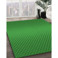 Patterned Green Rug, pat1679grn