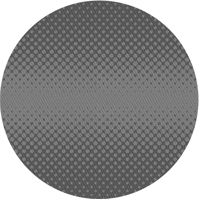 Square Machine Washable Transitional Gunmetal Gray Rug, wshpat1679