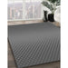 Patterned Gunmetal Gray Novelty Rug in Family Room, pat1679