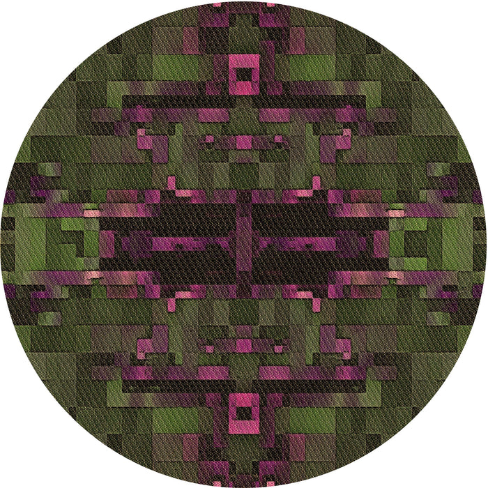 Square Machine Washable Transitional Burgundy Brown Rug in a Living Room, wshpat168brn