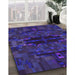 Machine Washable Transitional Amethyst Purple Rug in a Family Room, wshpat168pur