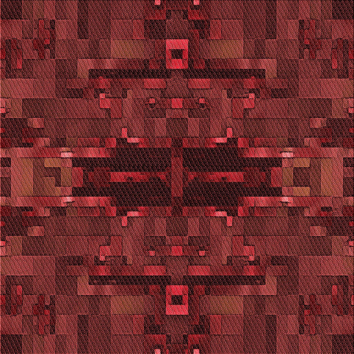 Round Patterned Dark Red Rug, pat168rd