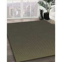 Patterned Fern Green Rug, pat1680grn