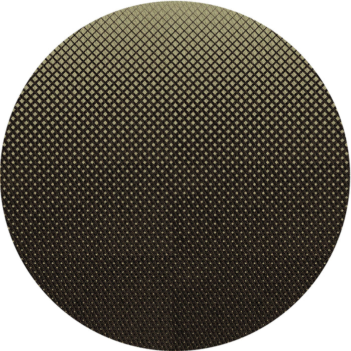Square Patterned Black Rug, pat1681brn