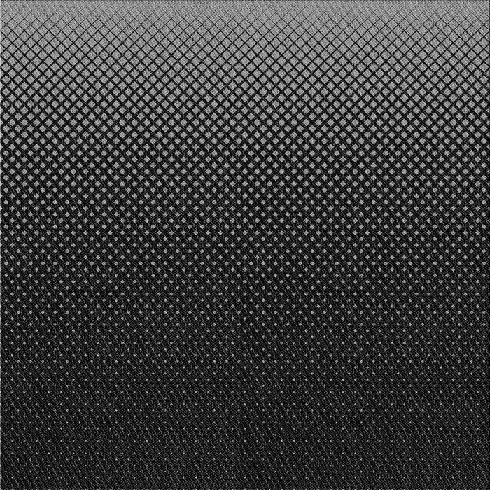 Round Patterned Black Rug, pat1681gry
