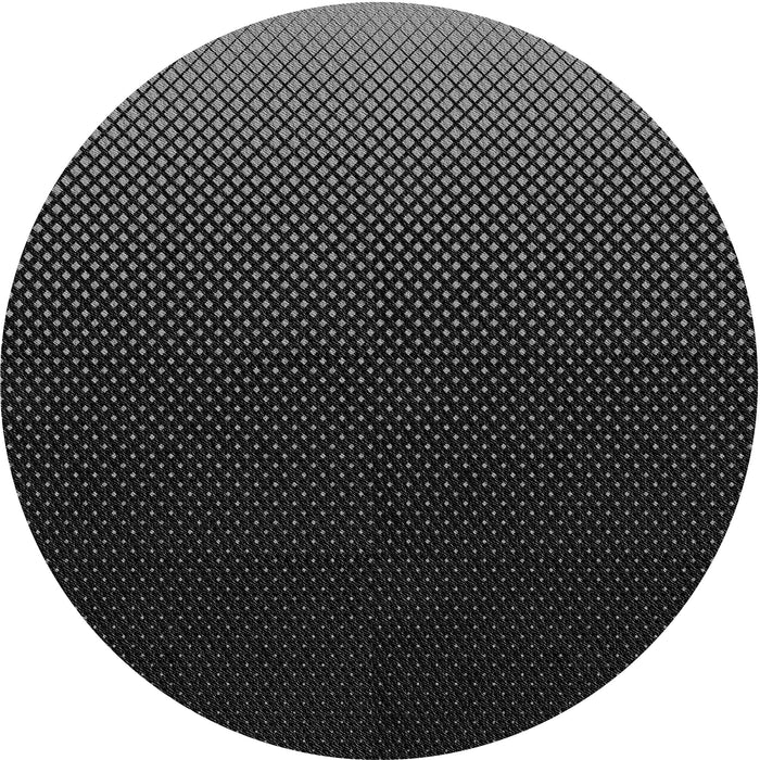 Square Patterned Black Rug, pat1681gry