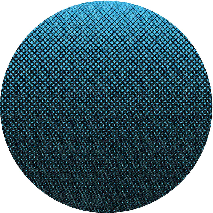 Square Patterned Black Rug, pat1681lblu