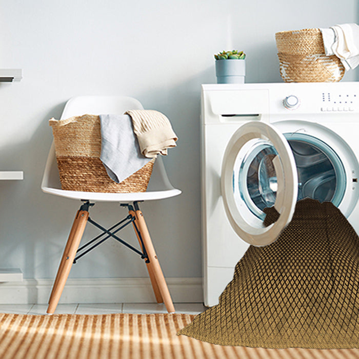 Machine Washable Transitional Midnight Gray Rug in a Washing Machine, wshpat1681org