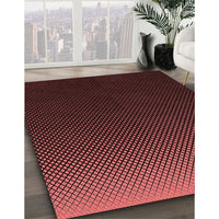 Patterned Chocolate Brown Rug, pat1681rd