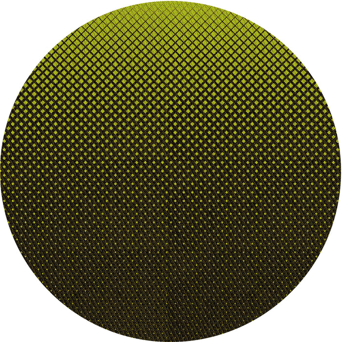 Square Patterned Black Rug, pat1681yw