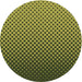 Square Machine Washable Transitional Dark Forest Green Rug in a Living Room, wshpat1682brn