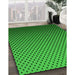 Machine Washable Transitional Green Rug in a Family Room, wshpat1682grn