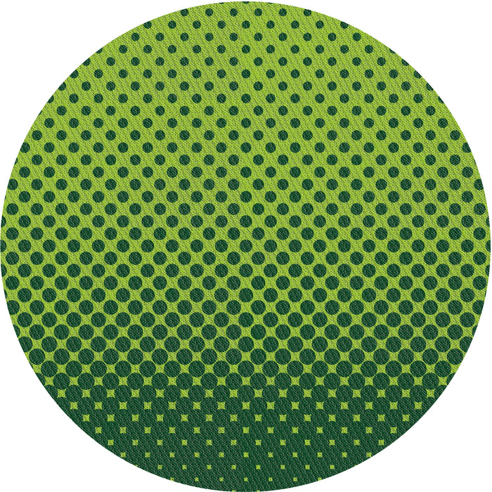 Square Patterned Green Abstract Machine Washable Rug, wshpat1682