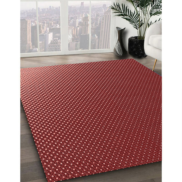 Machine Washable Transitional Orange Rug in a Family Room, wshpat1683rd