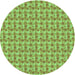 Square Machine Washable Transitional Olive Green Rug in a Living Room, wshpat1684grn