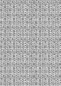 Machine Washable Transitional Platinum Silver Gray Rug, wshpat1684gry