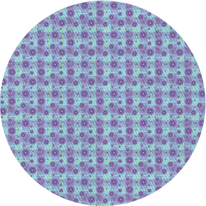 Square Machine Washable Transitional Denim Blue Rug in a Living Room, wshpat1684lblu