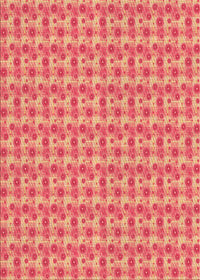 Machine Washable Transitional Coral Orange Rug, wshpat1684org