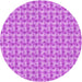 Square Machine Washable Transitional Violet Purple Rug in a Living Room, wshpat1684pur