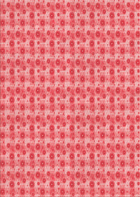 Machine Washable Transitional Light Coral Pink Rug, wshpat1684rd