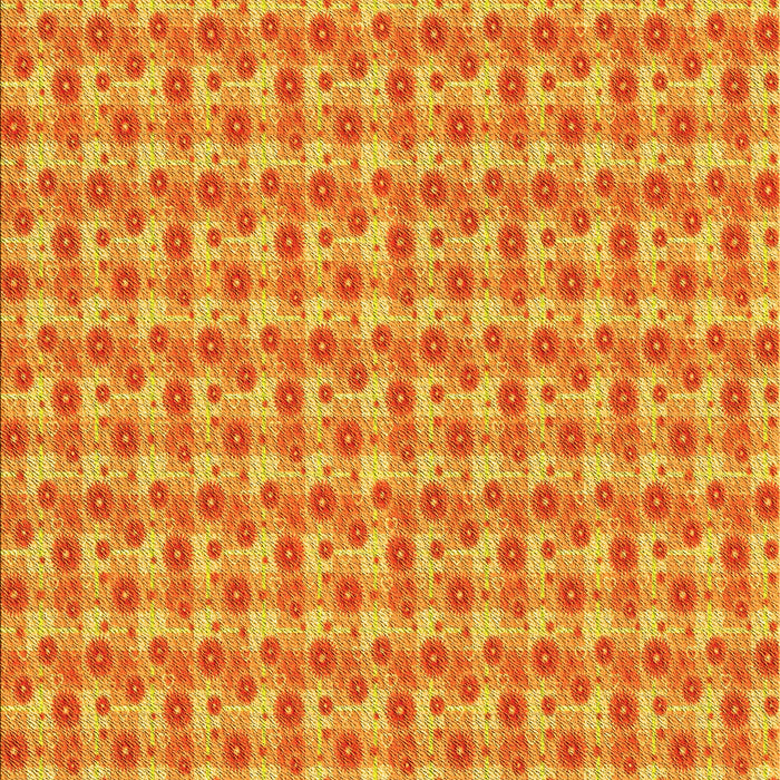 Machine Washable Transitional Orange Red Orange Rug, wshpat1684yw