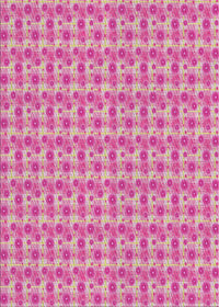 Patterned Deep Pink Abstract Machine Washable Rug, wshpat1684