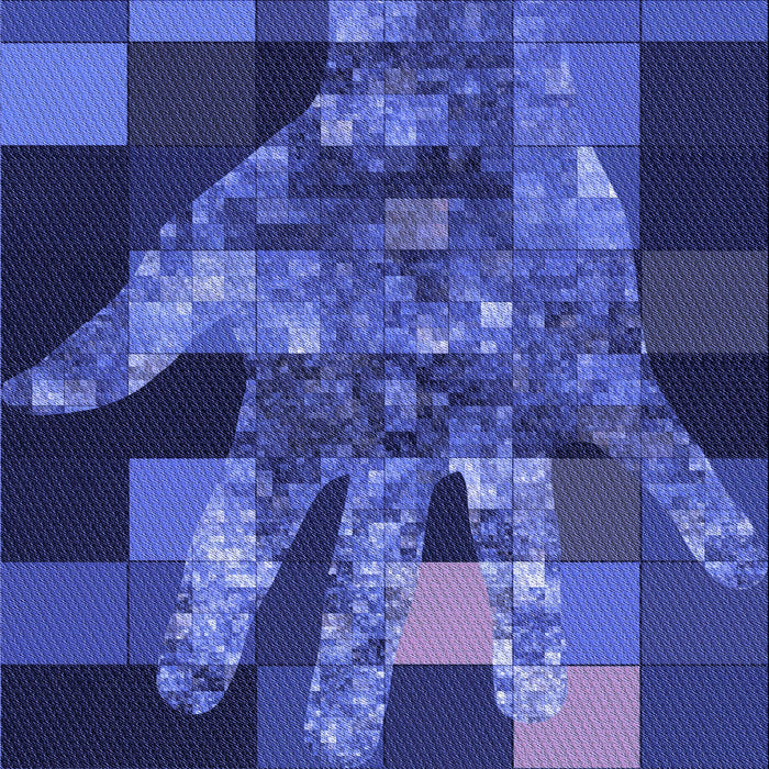 Round Machine Washable Transitional Denim Dark Blue Rug, wshpat1685blu