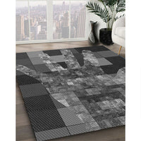 Patterned Gray Rug, pat1685gry