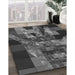 Machine Washable Transitional Gray Rug in a Family Room, wshpat1685gry